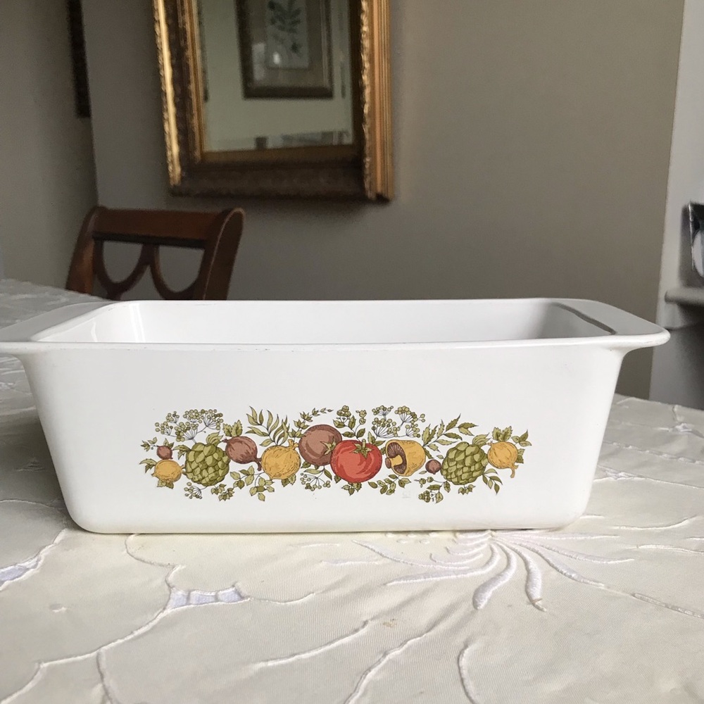 Corning Ware "Spice Of Life" Loaf Pan P-315-8-8